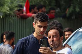 Omar Abdullah Filed His Nomination Papers For The Upcoming Assembly Elections In Kashmir