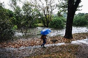 Storm And Flooding Of Ponte Lambro In Milan