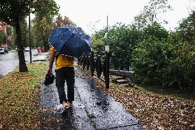 Storm And Flooding Of Ponte Lambro In Milan