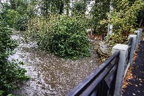 Storm And Flooding Of Ponte Lambro In Milan