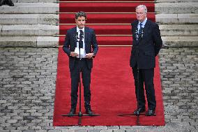 Handover Ceremony At Hotel De Matignon - Paris