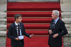 Handover Ceremony At Hotel De Matignon - Paris