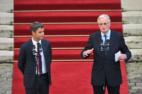 Handover Ceremony At Hotel De Matignon - Paris