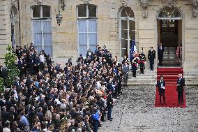 Handover Ceremony At Hotel De Matignon - Paris