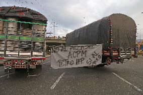 Truckers Transport Protest In Colombia 2024