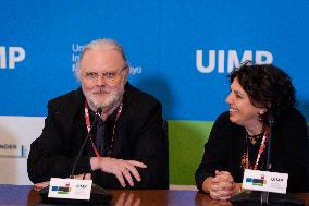 Writer Jon Fosse's Press Conference In Santander