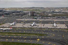 Aircraft At Istanbul Airport