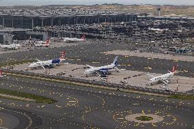 Aircraft At Istanbul Airport