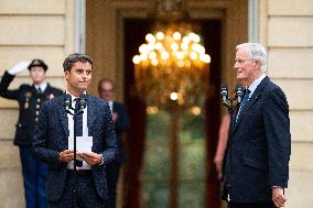 Handover Ceremony At Hotel De Matignon - Paris