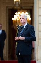 Handover Ceremony At Hotel De Matignon - Paris