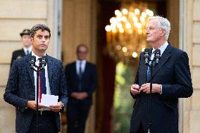 Handover Ceremony At Hotel De Matignon - Paris