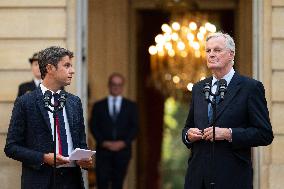 Handover Ceremony At Hotel De Matignon - Paris