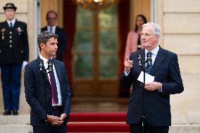 Handover Ceremony At Hotel De Matignon - Paris