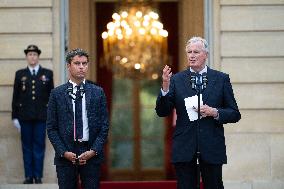 Handover Ceremony At Hotel De Matignon - Paris