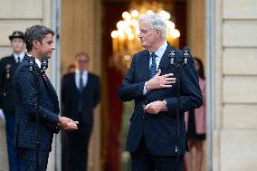 Handover Ceremony At Hotel De Matignon - Paris