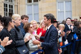 Handover Ceremony At Hotel De Matignon - Paris