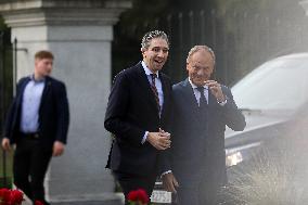 Prime Minister Donald Tusk Meets With Irish Prime Minister Simon Harris In Rzeszow