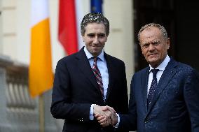 Prime Minister Donald Tusk Meets With Irish Prime Minister Simon Harris In Rzeszow