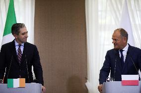 Prime Minister Donald Tusk Meets With Irish Prime Minister Simon Harris In Rzeszow