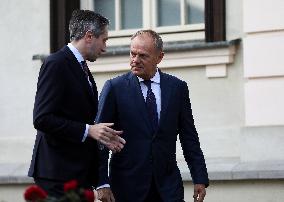 Prime Minister Donald Tusk Meets With Irish Prime Minister Simon Harris In Rzeszow