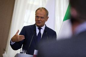 Prime Minister Donald Tusk Meets With Irish Prime Minister Simon Harris In Rzeszow