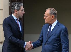 Taoiseach Harris Meets Polish PM After Key Talks In Kiev