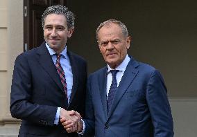 Taoiseach Harris Meets Polish PM After Key Talks In Kiev