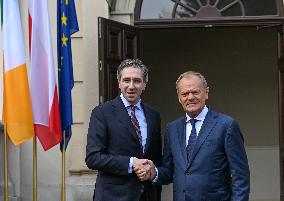 Taoiseach Harris Meets Polish PM After Key Talks In Kiev