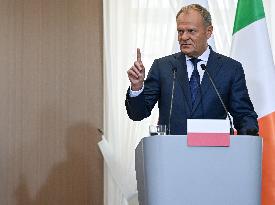 Taoiseach Harris Meets Polish PM After Key Talks In Kiev