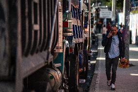 Truckers Protests Against Rise In Fuel Prices In Colombia