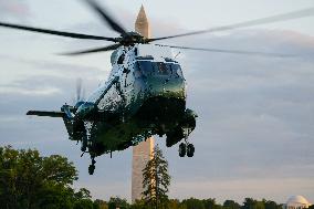 President Biden Returns To The White House From A Trip To Wisconsin On September 5, 2024