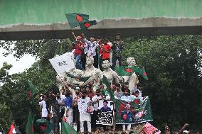 Students Rally To Mark One Month Since Hasina's Fall - Dhaka