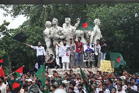 Students Rally To Mark One Month Since Hasina's Fall - Dhaka