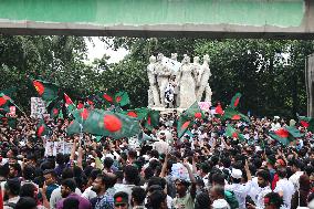 Students Rally To Mark One Month Since Hasina's Fall - Dhaka