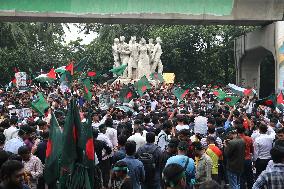 Students Rally To Mark One Month Since Hasina's Fall - Dhaka