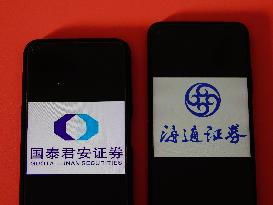 Guotai Junan Securities Merge With Haitong Securities