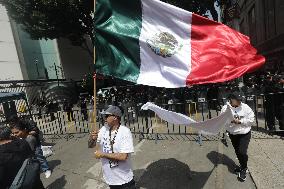 Judiciary Workers Protest Against Lopez Obrador’s Judicial Reform