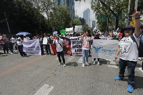 Judiciary Workers Protest Against Lopez Obrador’s Judicial Reform