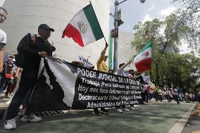 Judiciary Workers Protest Against Lopez Obrador’s Judicial Reform