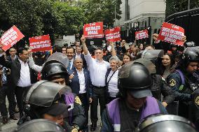 Judiciary Workers Protest Against Lopez Obrador’s Judicial Reform