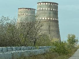 IAEA Head Visits Zaporizhzhya Nuclear Power Plant - Ukraine