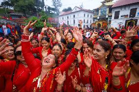 Teej Celebration In Nepal