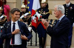 Handover Ceremony At Hotel De Matignon - Paris