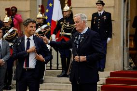 Handover Ceremony At Hotel De Matignon - Paris