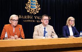 Estonian Government press conference