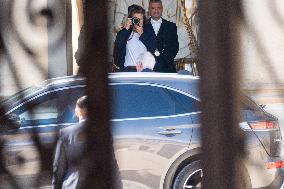 Newly Appointed PM Barnier At The Elysee - Paris