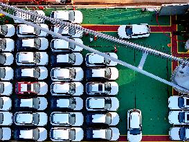 Vehicles Export at Lianyungang Port