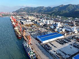 Vehicles Export at Lianyungang Port