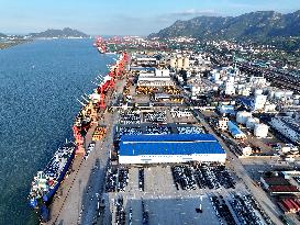 Vehicles Export at Lianyungang Port