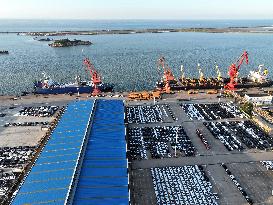 Vehicles Export at Lianyungang Port